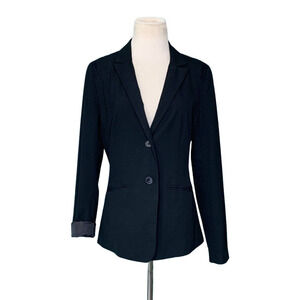 Gap black 2 buttoned lined long sleeves blazer size 4